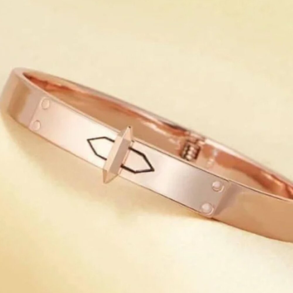 Stella & Dot Rebel Bangle - Rose Gold (NIB)